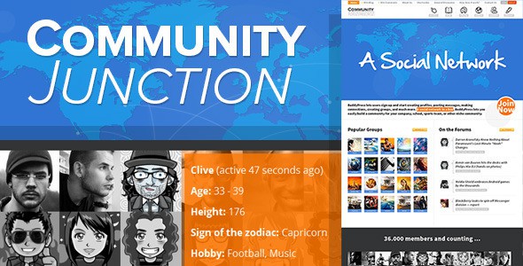 CommunityJunction-BuddyPress-Theme