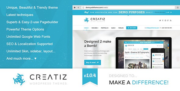 Creatiz-WP-theme-Designed-to-make-a-difference