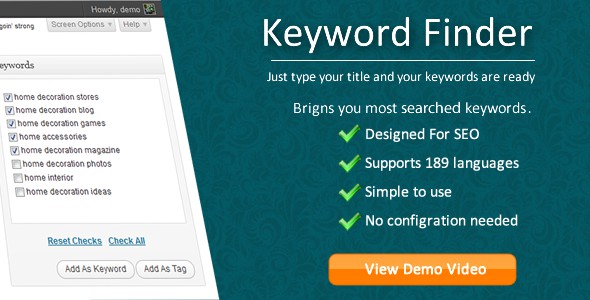 Keyword-Finder-for-Wordpress