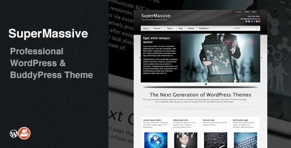 SuperMassive-Professional-WordPress-BuddyPress-Theme