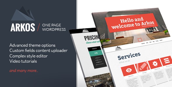 ARKOS-Wordpress-Responsive-One-page