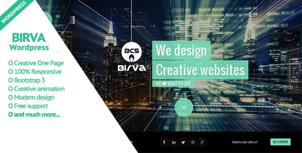BIRVA-Creative-One-Page-Wordpress-Theme