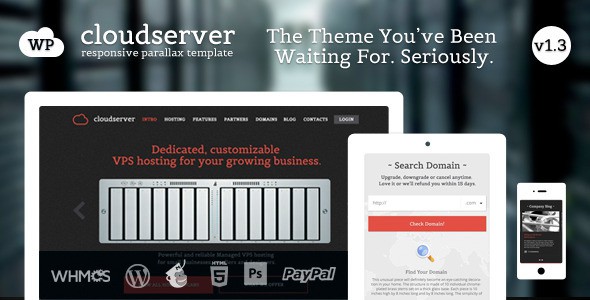 CloudServer-One-Page-Responsive-Hosting-Theme