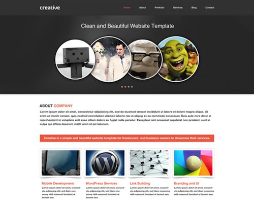Creative-Free-PSD-Website-Template