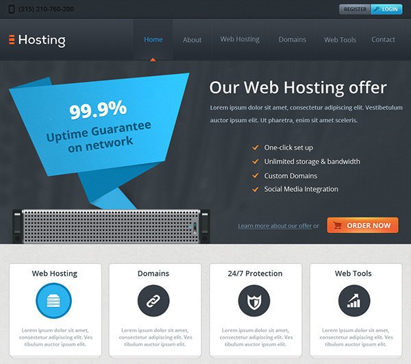 Hosting-–-Free-Website-Template-for-Hosting