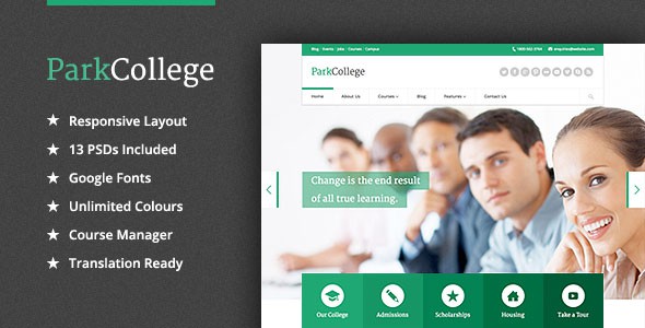 ParkCollege–Education-Responsive-WP-Theme