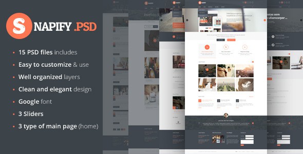 Snapify-clean-and-modern-PSD-Template