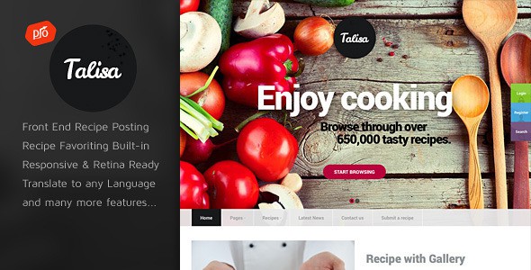 Talisa-Food-Recipes-Wordpress-Theme