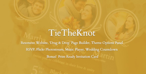 TieTheKnot-Responsive-Wedding-Theme