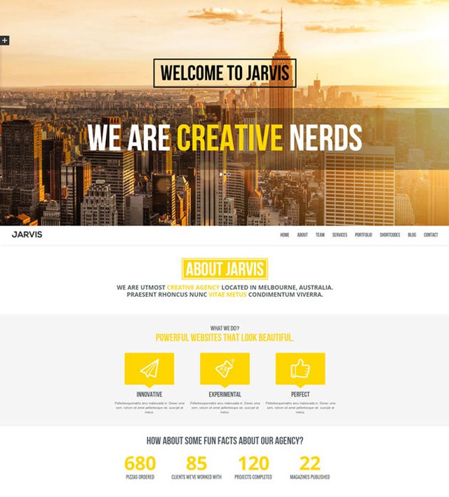 jarvis-one-page-parallax-theme
