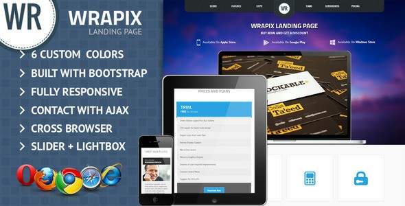 wrapix-app-showcase-landing-page