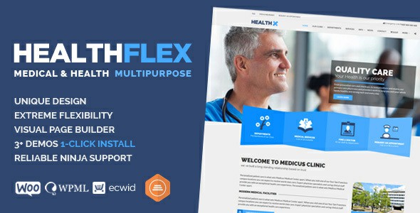 HEALTHFLEX Medical Health WordPress Theme