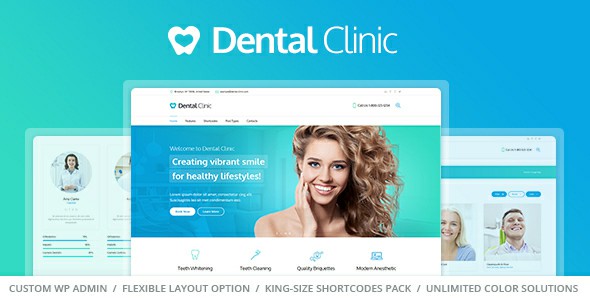 Medical Dentist WordPress Theme Dental Clinic