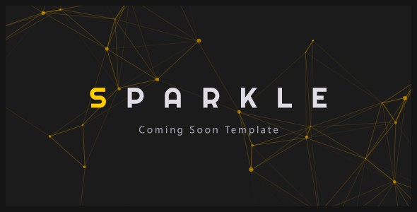 Sparkle Coming Soon Template