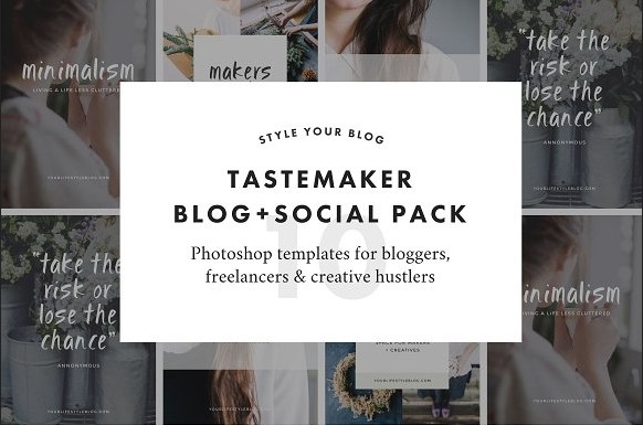 Tastemaker Blog Social Pack
