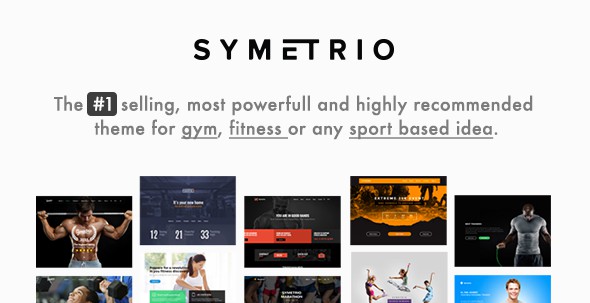Gym Fitness WordPress Theme Symetrio