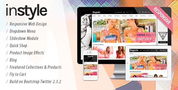 Lingerie Store Responsive Shopify Theme Instyle