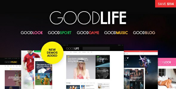 GoodLife Responsive Magazine Theme